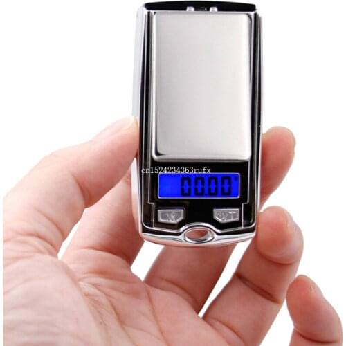 50pcs Balance Weight Scales Mini LCD Electronic Digital Pocket Scale Jewelry Gold Weighting Gram Scale 100g*0.01g 200g*0.01g