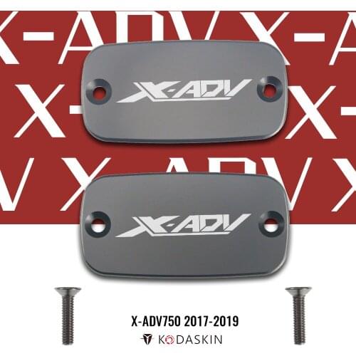 KODASKIN CNC Aluminum Brake Fluid Reservoir Tank Cap Front Brake Cap for Honda X-adv 750 Xadv750 X-ADV 2017-2019