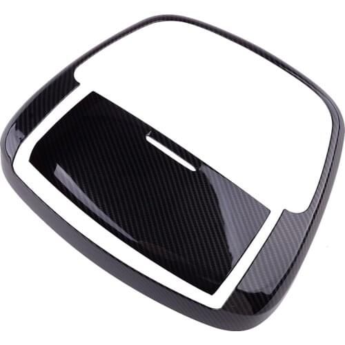 ABS Car Black Front Roof Reading Light Cover Lamp Trim Bezel Frame fit for Dodge Charger Durango 2014 2015 2016 2017 2018 2019