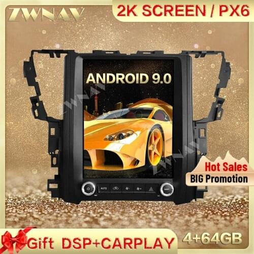 DSP Carplay Tesla screen 4GB+64GB Android 9.0 Car Multimedia Player For Toyota Alphard 2016-2020 GPS Radio Auto stereo head unit