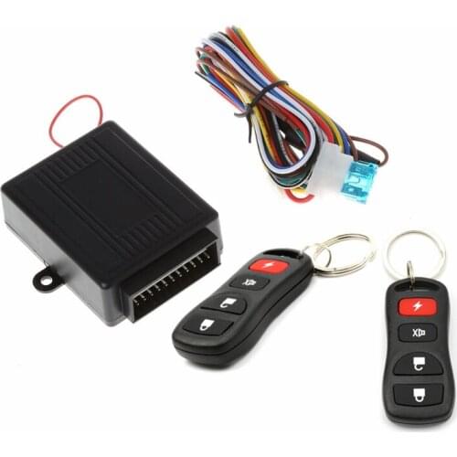 Keyless entry system top sale easy central lock locking system 2 remote control door lock /unlock trunk release