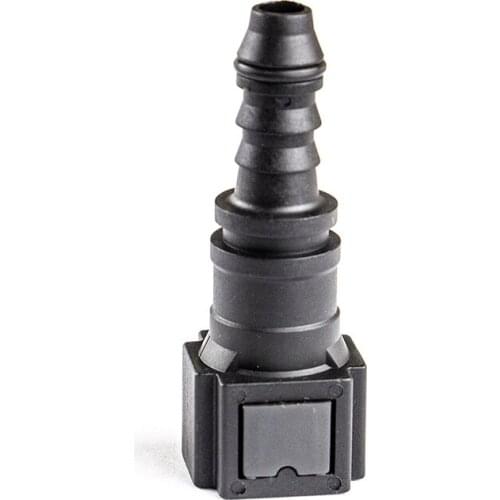 Brand Auto Female Fuel Line Quick Connector 6.30 ID6 Short Straight ID 6mm 1/4" Female Nylon Rubber Connectors