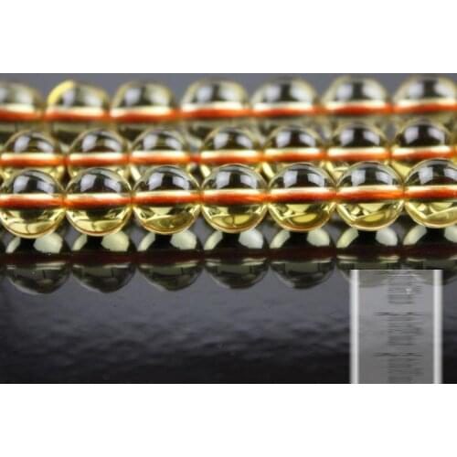 Citrine Beads DIY loose beads wholesale semi- synthetic