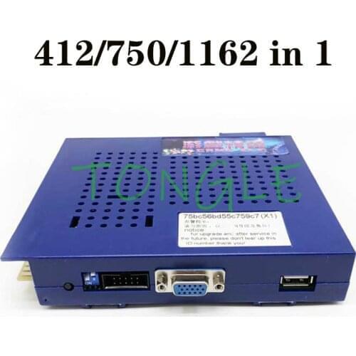 New Multi 1162 in 1 Jamma Game Pcb Have vertical and horizontal games can flip screen for 3 side cocktail machine