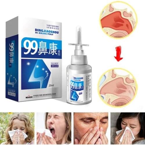 Chinese Herb Nasal Spray Rhinitis Treatment Traditional Medical Chronic Rhinitis Sinusitis Spray medicines Nose Care 20ml