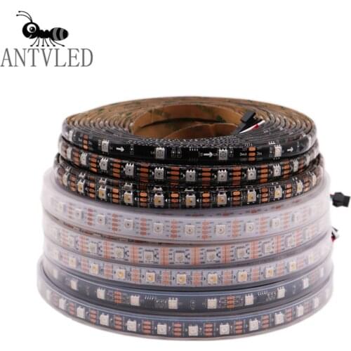 WS2811 WS2812B WS2813 WS2815 SK6812 APA102 30/60/144Leds/m RGB LED Strip Individually Addressable Tape Light DC5/12V IP30/65/67