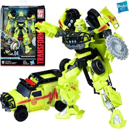 Original Hasbro Transformers Classic Movie Studio Series 04 Enhanced Series Ambulance Deformation Robot Toys for Children