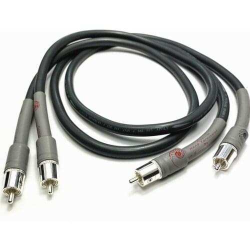 Pair Cardas Audio Interconnect Cable with Silver Plated RCA Plug 2m/6.6ft