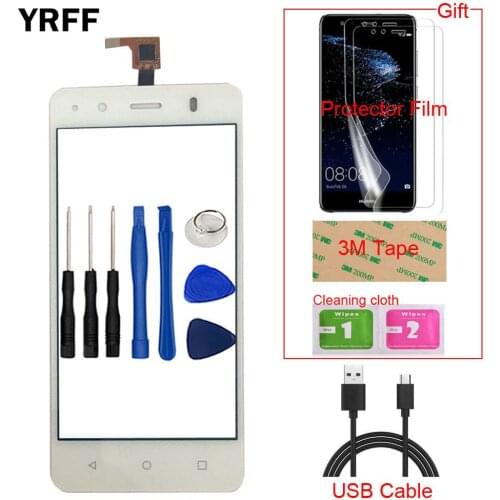 Front Touch Glass Mobile Phone For BQ Aquaris M4.5 BQ M4.5 Touch Screen Glass Digitizer Panel Lens Sensor Capacitive