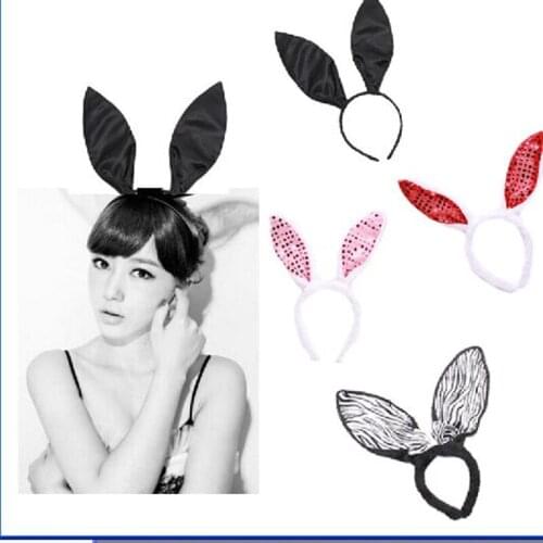 Festival Children Girl Headwear Cute Lovely Long Rabbit Bunny Ears For Halloween Christmas Cosplay Navidad New Year 2019