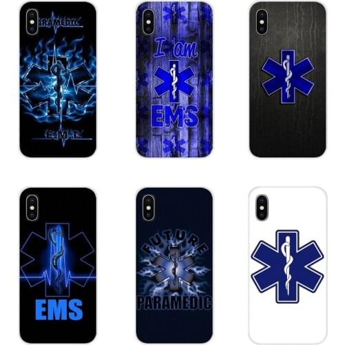 Ambulance Hospital Star Of Life For Samsung Galaxy A3 A5 A7 A9 A8 Star A6 Plus 2018 2015 2016 2017 Transparent Soft Shell Covers