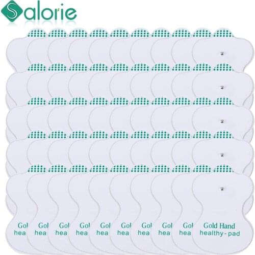 50PCS Self Adhesive Replacement For EMS Tens Electrode Pads Square Muscle Stimulator Electric Digital Machine Massager Sticker