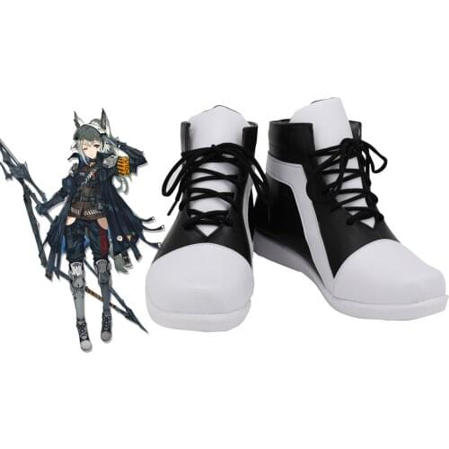 Arknights Grani Cosplay Boots Customized Leather Shoes Custom Made