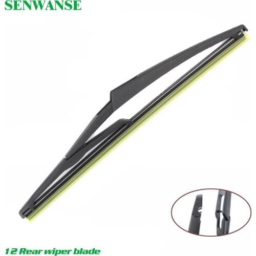 Senwanse 12" Rear Wiper Blade For Honda Civic Hatchback 2001-2005 Windshield rear window Windscreen wiper Car Accessories