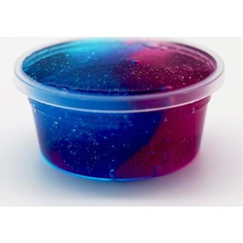 DIY Slime Crystal Mud Clear Galaxy Slime Lizun Handgum Antistress Toy Play Modeling Clay Putty Decompression Kids Gift