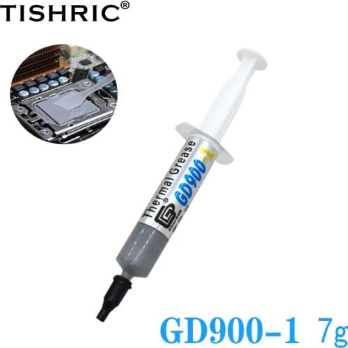 TISHRIC 7G GD900-1 Thermal Paste Heatsink Plaster Water Cooling Cooler CPU Processor Cooler GD900 Thermal Grease For Laptop