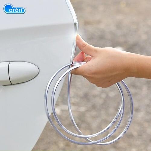 Universal Car Doors Edge Anti Scratch Strip Anti-Collision Protector Stickers Auto Hood Trunk Guards Trim Styling Accessories