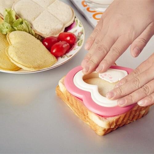 1pcs High Quality Heart Shape Sandwich Cutter Bread Mold Toast Maker Cake Cookie Cutter Kitchen Breakfast Dessert DIY Tools