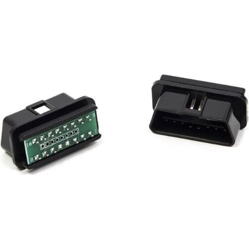 OBD2 MALE Plug OBD2 connector 16Pin converter