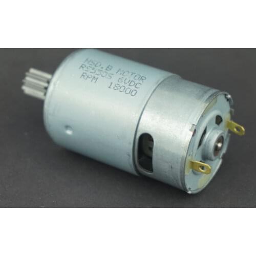 18000 RPM Motor Gearbox for Kids 6 Volt RC Ride on Ride on Car Spare Parts