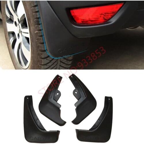 STYO Car Black Plastic Mud Flaps Guards Fenders Mudguards For Renault Captur 2014 2015