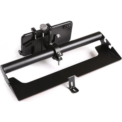 For 04-18 Land Rover Defender Center ConsoleAluminum Alloy Mobile Phone Holder Navigation Bracket