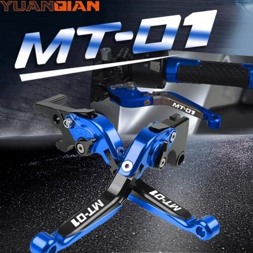 For YAMAHA MT01 MT-01 2004-2009 2008 2007 2006 2005 Motorcycle Folding Adjustable CNC Brake Clutch Lever moto Handle lever MT 01