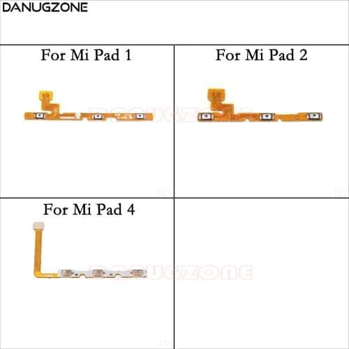 Power Button On / Off Volume Mute Switch Button Flex Cable For Xiaomi Mi Pad 1 4 / PAD 2