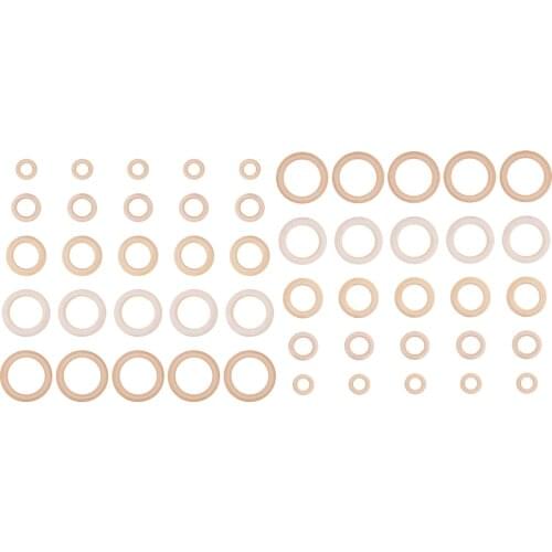 50pcs Wooden 35-70mm Natural Wood Loop Rings Jewelry Making Kids Crafts