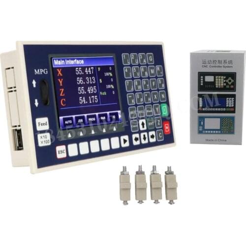 CNC controller TC5540H lathe offline controller 4-axis motion control system motor LCD display USB controller lathe equipment