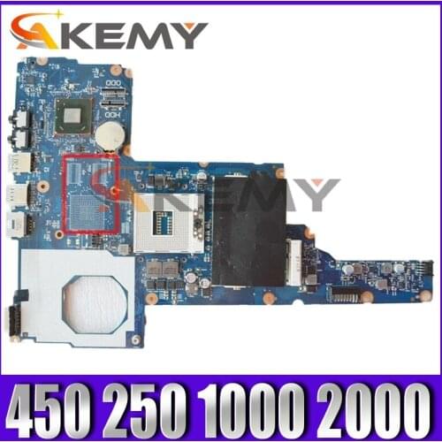AKemy laptop Motherboard For HP 450 250 1000 2000 HM70 Mainboard 685768-001 685768-601 6050A2493101-MB-A02 SJTNV