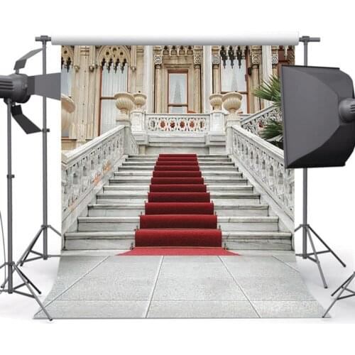 Mehofoto Palace Backdrop for Photography Children Photo Booth Background Red Carpet Computer Printed 773