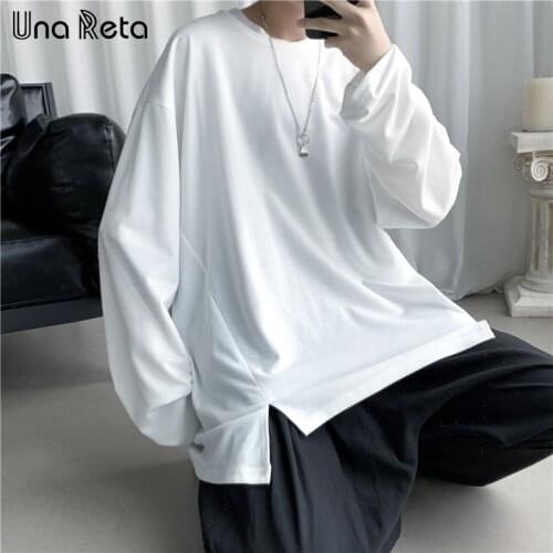Una Reta Men Sweatshirt Fashion New Hip-Hop Hoodies Casual Men Pullover Tracksuit Harajuku Unique tailoring Solid Sweatshirts