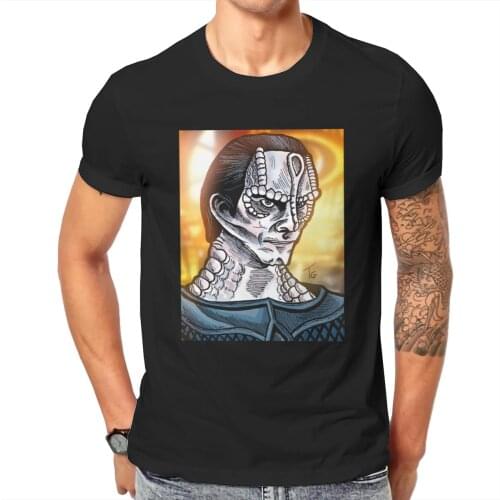 Men Gul Dukat Artwork (trek and the stars Deep Space nine) Anime Fifth Sun Star Discovery Vintage Classic Hot Sale Tshirt
