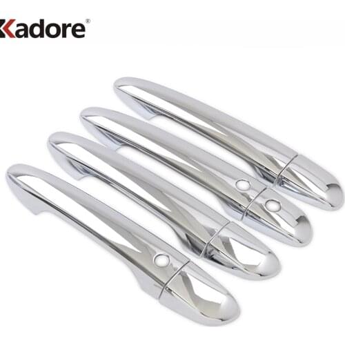 Side Door Handle Cover Trim For Mazda CX8 CX-8 2017 2018 2019 2020 2021 Chrome Handle Catch Frame Car Styling Accessories 8pcs