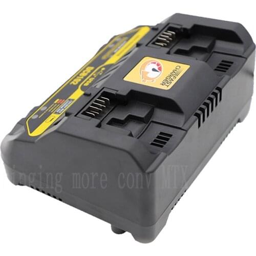 Newest double charging postion with Dual USB Port DCB102 Li-ion Battery charger For DeWalt 12V 14.4V 18V 20V DCB200 DCB201 fast