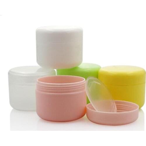 50g Plastic Colorful Cosmetic Cream Jar With Lids,50ml Cream Bottle Package,Cosmetic Container LX1228