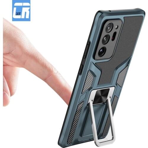 Shockproof Armor Magnetic Bumper Phone Case For Samsung Galaxy S21 S20 Plus Note 20 Ultra A32 A52 A72 5G Bracket Hard Back Cover