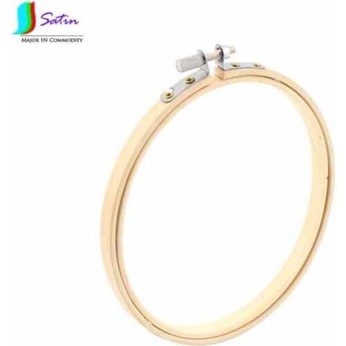 Satin MAJOR IN COMMODITY Wooden Embroidery Hoop