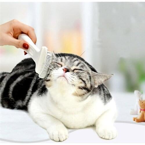 Pet Cats And Dogs Dense Tooth Shell Remove Fleas Rake Comb Pet Supplies Cleaning Beauty Pet Comb Hair Removal Dog Brush Comb