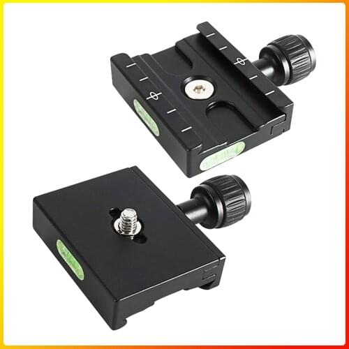 QR60 Tripod Ball Head Mount Adapter RRS Quick Shot Quick Release Clip Plate Clamp for Arca Swiss Dslr Camera Ballhead