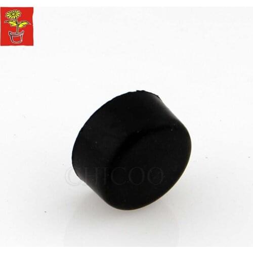 15PCS Black Rubber Door Stop 19mm Dia Door Stopper Door Fittings Door Hardware Accessories