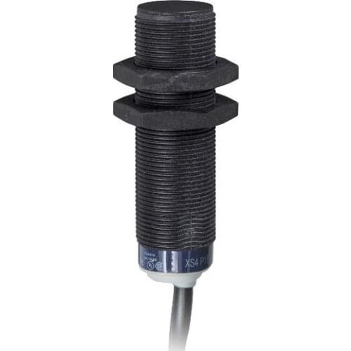 XS4P18KP340L1 Inductive sensor XS4 M18 - L60mm - PPS - Sn8mm - 12..24VDC - cable 5m