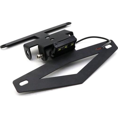 Motorcycle Rear License Registration Plate Tail Frame Holder Bracket Modified with Led Light for Benelli 752S