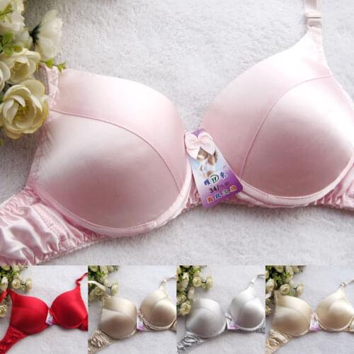 Bras for Women Rushed Direct Selling Sutia for Mulberry Silk Bra Underwear Double Faced Massage Soft Loop 2015 free Shipping