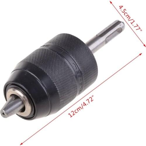 11XC Drill Chuck Adapter, 2-13mm 1/2-20UNF Mount Heavy Duty Professional Converter Tool with SDS Plus Shank Adaptor