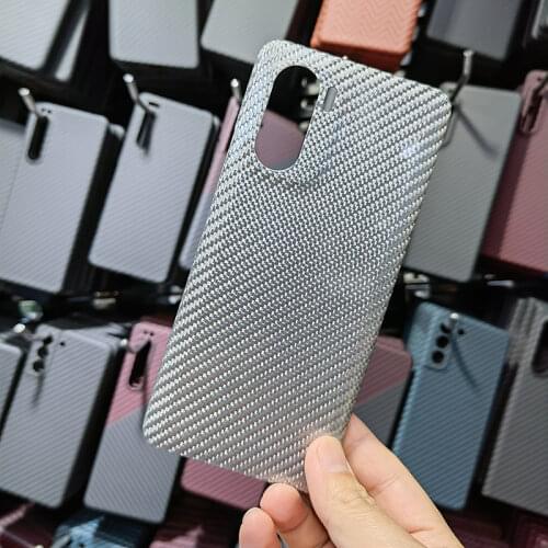 CF skin Carbon fiber phone case for xiaomi redmi K40 Ultra K40Pro Plus Thin and light attributes Aramid fiber strong case
