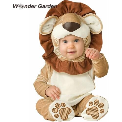 Wonder Garden Infant Toddler Baby Girls Zoo Female little Lion Animal Halloween Cosplay Costume Outfits Purim Holiday Costume