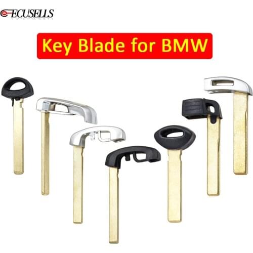 Remote Key Blade Emergency Key Blade Uncut Blank for BMW 1 3 5 7 F Series X5 X6 E46 E90 F30 MiNi Cooper R56 R57 R58 R59 R60