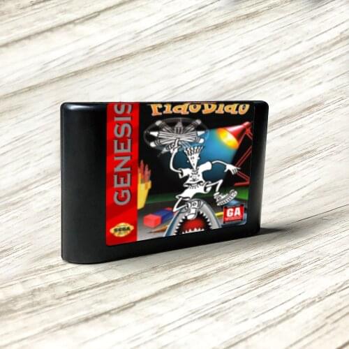 Fido Dido - USA Label Flashkit MD Electroless Gold PCB Card for Sega Genesis Megadrive Video Game Console